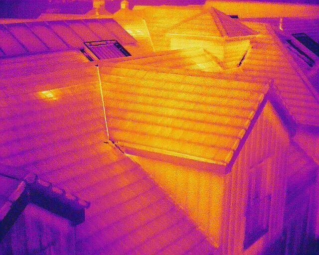 Thermal Imaging Roof Survey Image West Bridgford